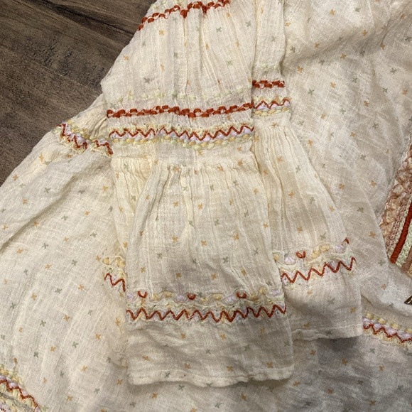 Free People Talia Embroidered Peasant Top - Picture 6 of 6